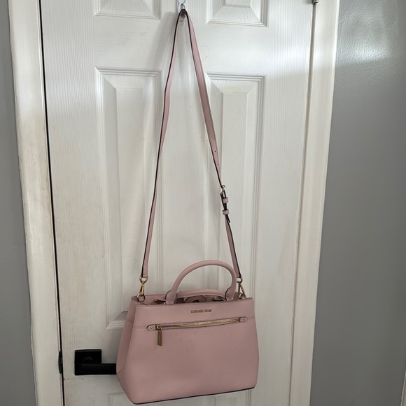 Michael Kors Pink Satchel with Structured Design - Picture 8 of 13